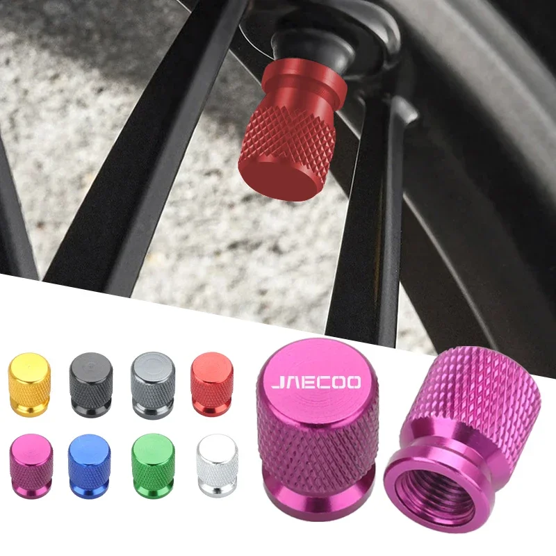 4PCS Wheel Dust Covers, Tire Valve Stem Caps Auto Exterior Accessory for JAECOO J7 J8 Tiggo 7 Pro 8 Pro 8 Plus OMODA C5 OMODA 5
