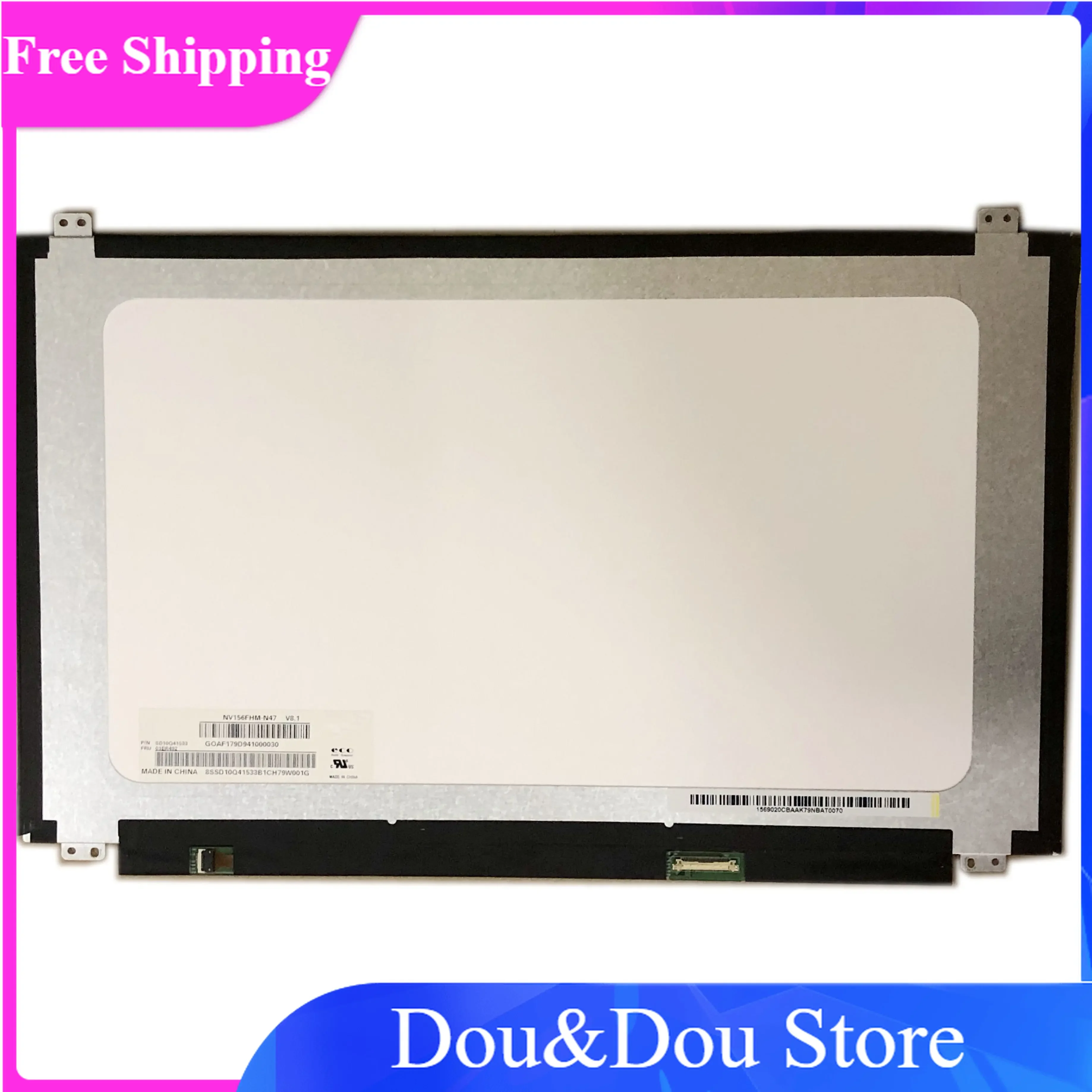 

NV156FHM-N47 V8.1 fit N156HCA-EAA LP156WF9 SPF1 B156HAN02.1 15.6" EDP FHD LED Display IPS 1920x1080 LCD Screen