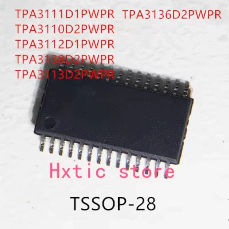 

10PCS TPA3111D1PWPR TPA3110D2PWPR TPA3112D1PWPR TPA3138D2PWPR TPA3113D2PWPR TPA3136D2PWPR IC