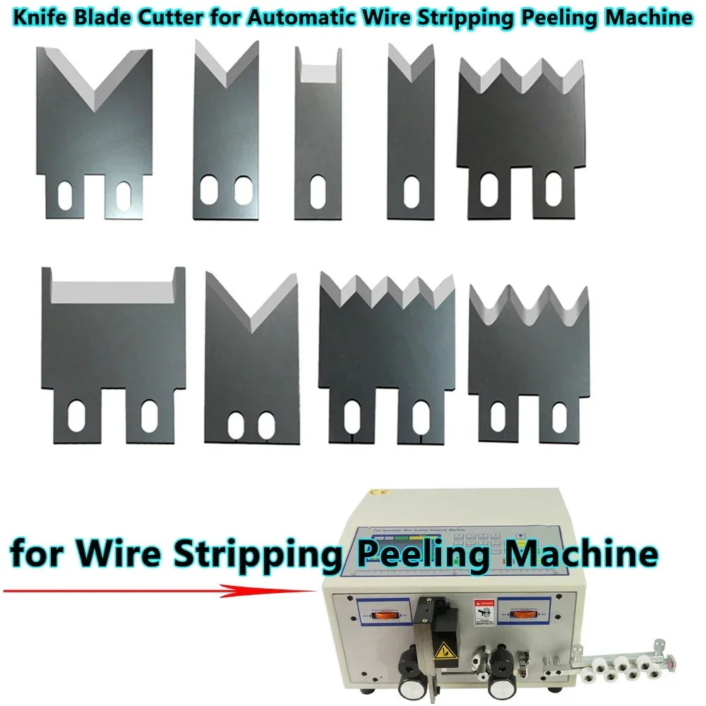 Hot Wire Stripper Tool SWT508 220 Automatic Computer Cable Peeling Cutting Machine Blade Cutter High Speed Steel Knife