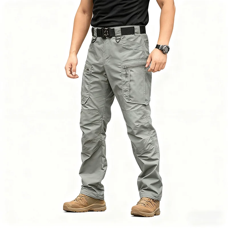 

Мужские походные брюки для кемпинга, тактические брюки, весенне-осенние водонепроницаемые и износостойкие американские брюки-карго с несколькими карманами