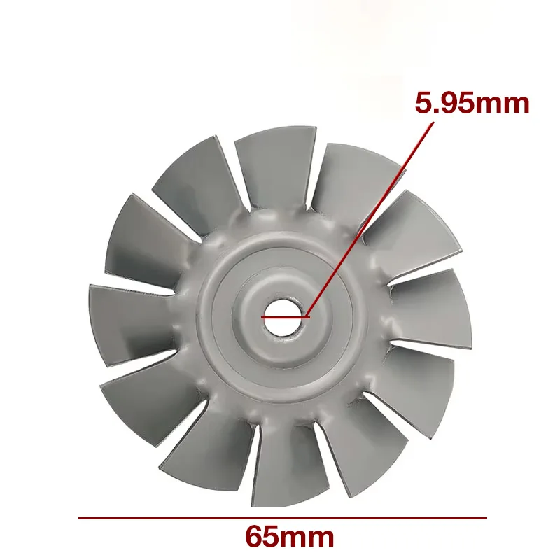 

Aluminum Vacuum Cleaner Fan Blade Diameter 65mm Motor Cooling Wind Impeller BF501 BF502 for Vacuum Cleaner Motor Accessories