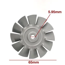 Aluminum Vacuum Cleaner Fan Blade Diameter 65mm Motor Cooling Wind Impeller BF501 BF502 for Vacuum Cleaner Motor Accessories