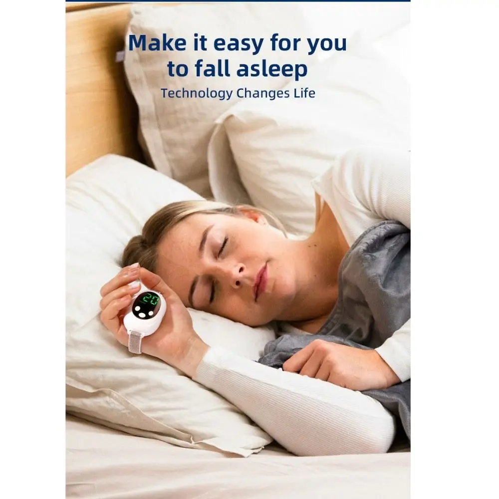 New Microcurrent Sleep Aid Device Stress Anxiety Relief Sleep Instrument Insomnia White Sleep Aid Machine