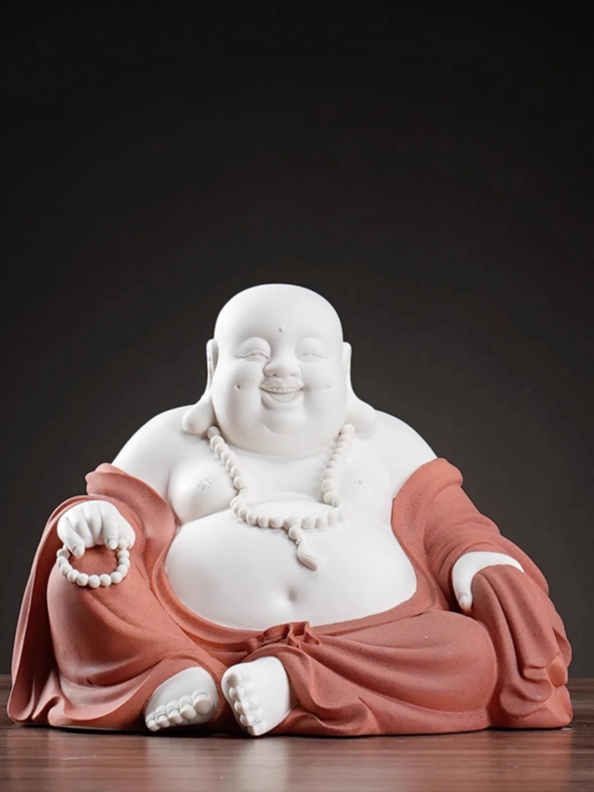 Maitreya Buddha ornaments, large bellied Buddha statues, home decor, living room, store decoration, handmade ceramics