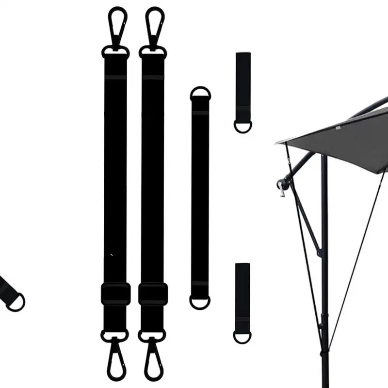 

Adjustable Wind Protection For Large Cantilever Parasols Wind Lock Weatherproof Fixed Strap For Parasol With Hooks