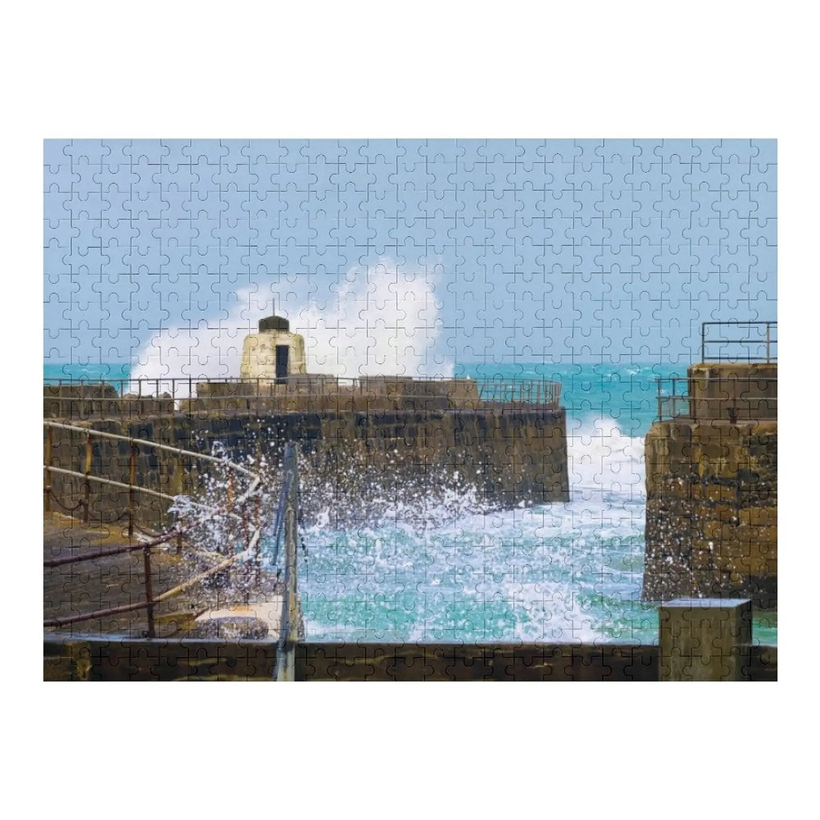 

The Monkey Hut Portreath Jigsaw Puzzle Personalized For Kids Wooden Boxes Baby Toy Custom Name Child Toy Puzzle