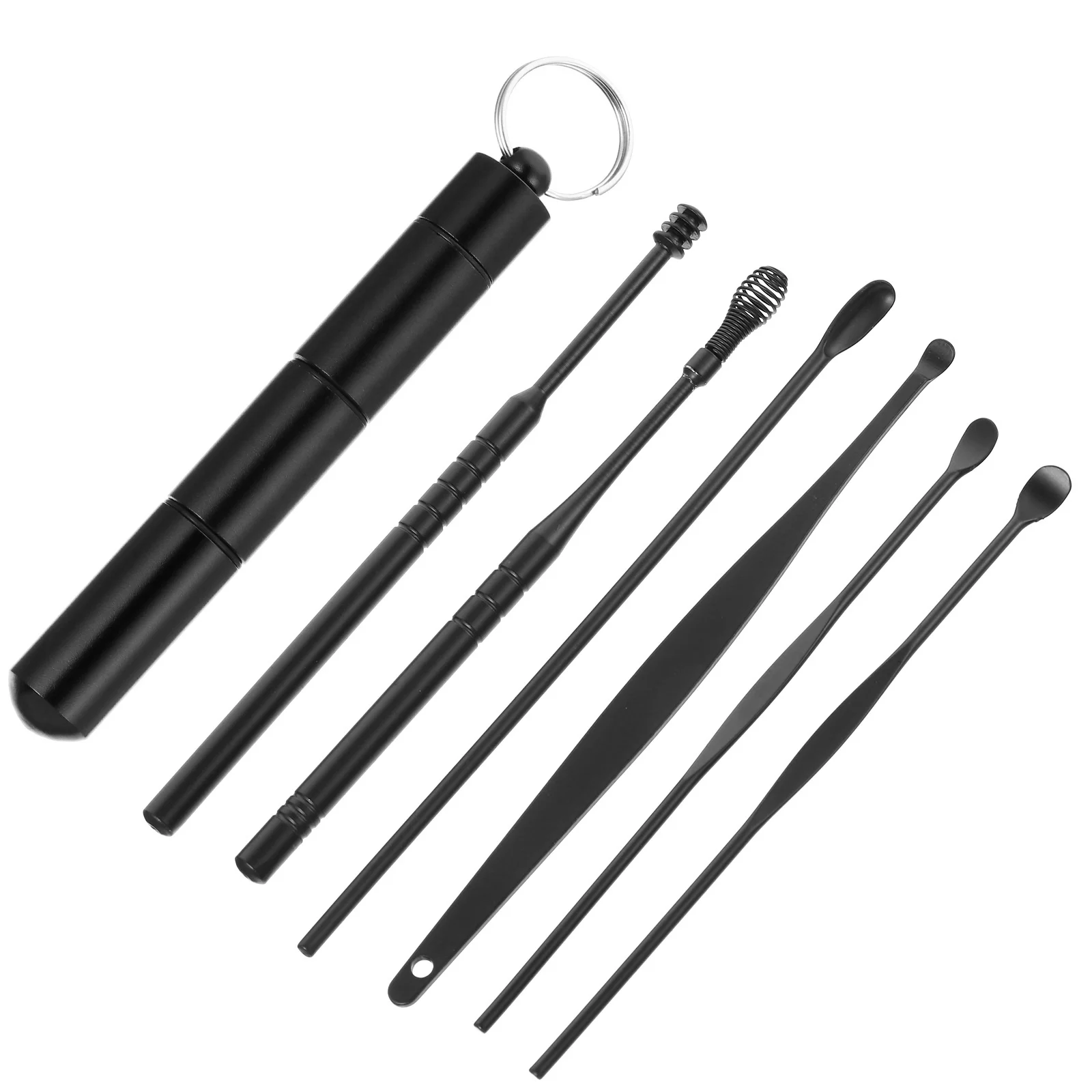 6Pcs Ear Wax Removal Kit Stainless Steel Ear Cleansing Tools for Earwax Removal ear wax cleansing tool