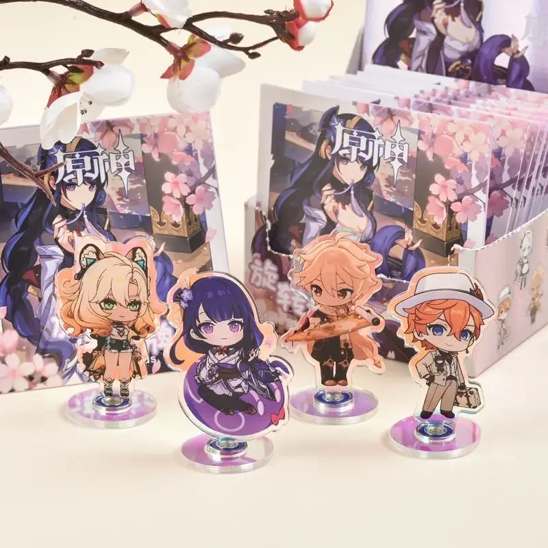 

10Pieces Nahida Aether Beelzebul Yae Miko Sigewinne Tartaglia Shenhe Xilonen Furina Focalors Rotation Acrylic Figure Stand Model