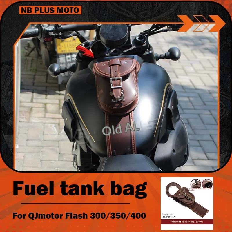 【Premium】For QJMOTOR Flash 300/350/400 motorcycle modified fuel tank bags and decorative fuel tank bags