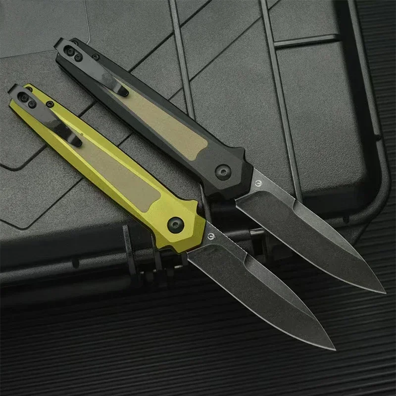 

KS7950 outdoor folding knife 8Cr13Mov steel camping hunting survival knife aluminum handle EDC utility tool