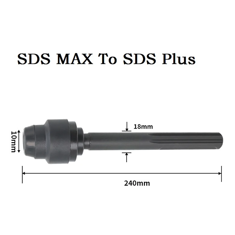 SDS MAX TO Chuck Adapter Drill Bits Converter Hammer Drill Tool Connecting Adapter Converter Power Tool Accessories