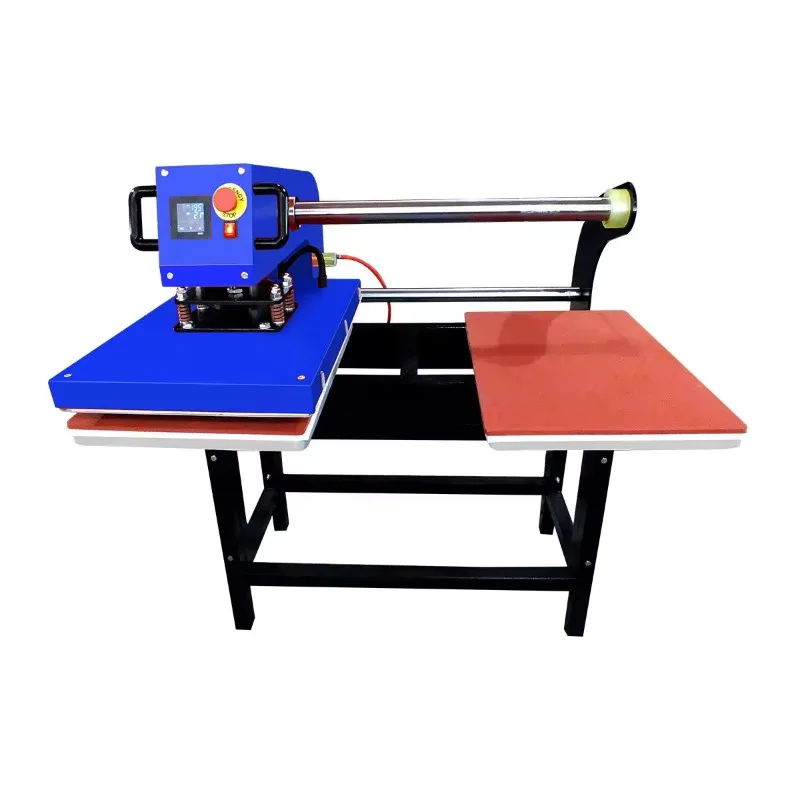 

【2026】RICH New Pneumatic Double Station Heat Press Machine 40x60 60x80 16x24 Sublimation Transfer For T-shirt Clothes Printing