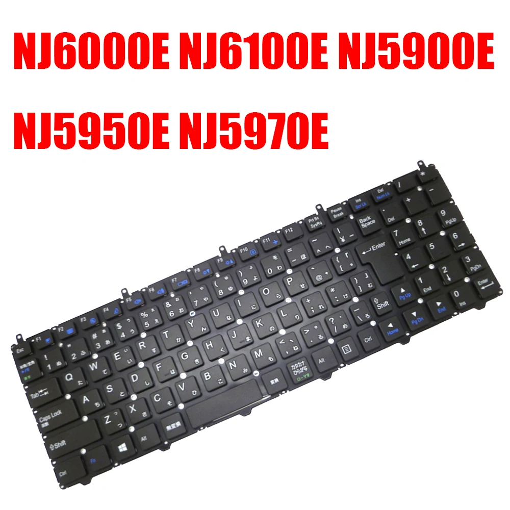 

For Epson For Endeavor NJ6000E NJ6100E NJ5900E NJ5950E NJ5970E Japanese JP Laptop Keyboard Black Without Frame New