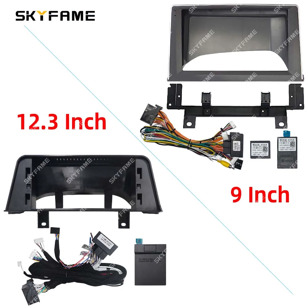 SKYFAME Car Frame Fascia Adapter Canbus Box Decoder Android Radio Dash Fitting Panel Kit For BMW 1 Series F20 F21 F22