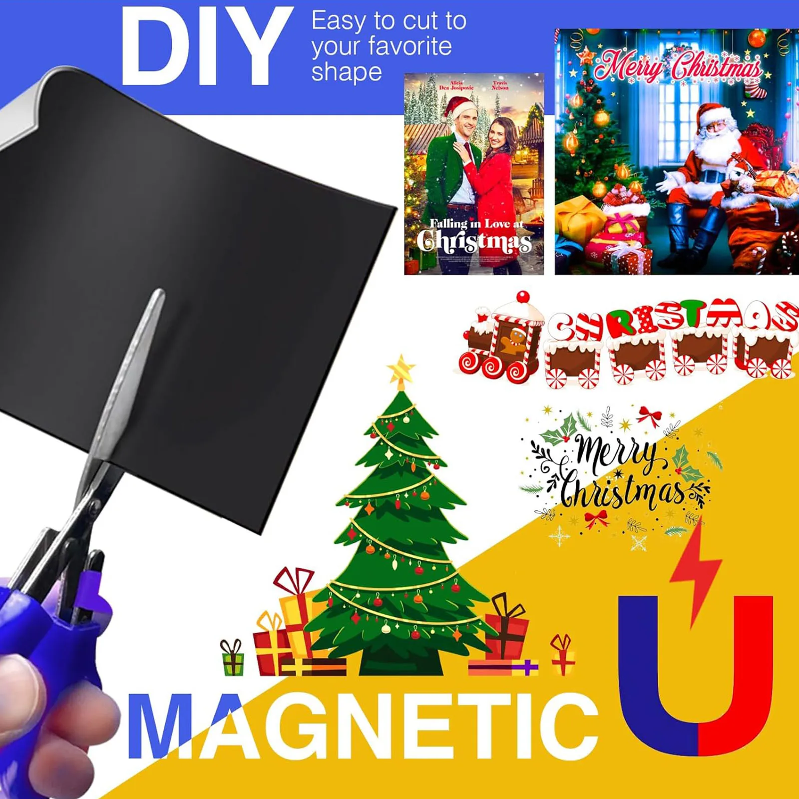 10/20 Sheets 4R Printable Glossy Magnetic Sheets Waterproof Inkjet Printing 16Mil Flexible Magnetic Photo Paper for DIY Crafts