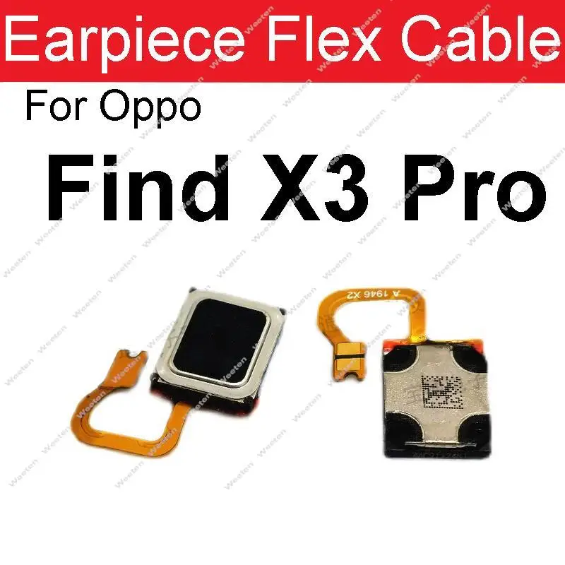 Earpiece Ear Speaker For OPPO Find X X2 X3 X5 Pro X2Lite X3Lite Earphone Sound Receiver Flex Cable Replacement Parts