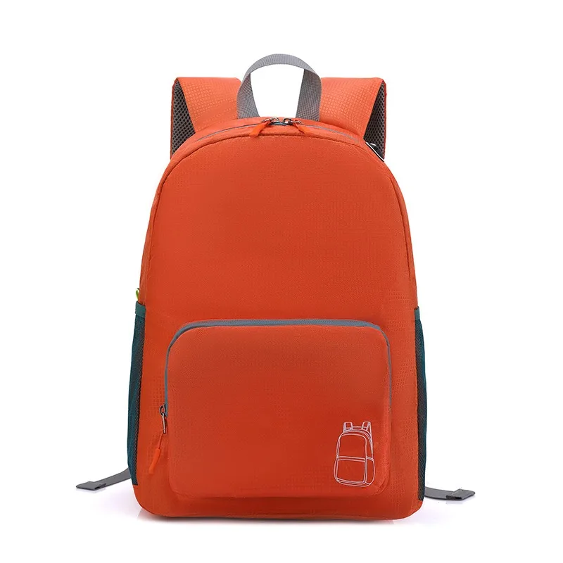 

Foldable portable outdoor backpack with dual shoulder straps, breathable and durable, suitable for sports, waterproof schoolbag