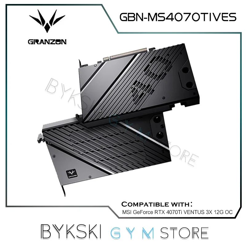 Granzon RTX 4070 Ti Water Block for MSI GeForce RTX 4070 Ti VENTUS 3X 12G Graphics Card Full Armor VGA Copper GBN-MS4070TIVES