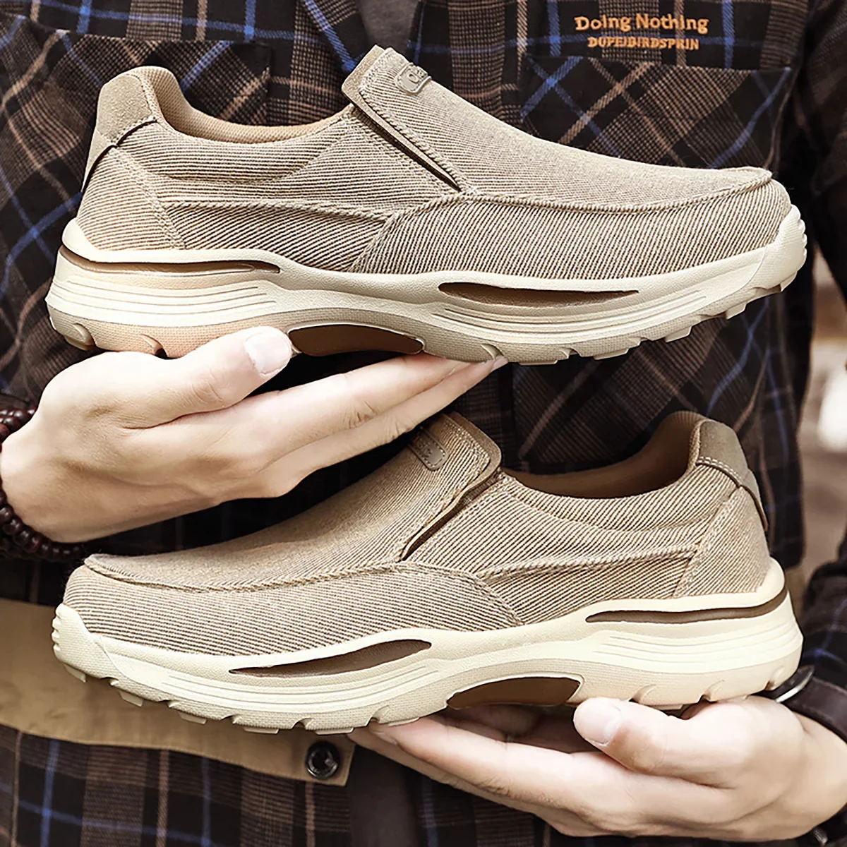 

Men Loafers Casual Shoes Men Sneakers Comfortable Retro Canvas Breathable Outdoor Male Walking Casual Footwear Men Shoes