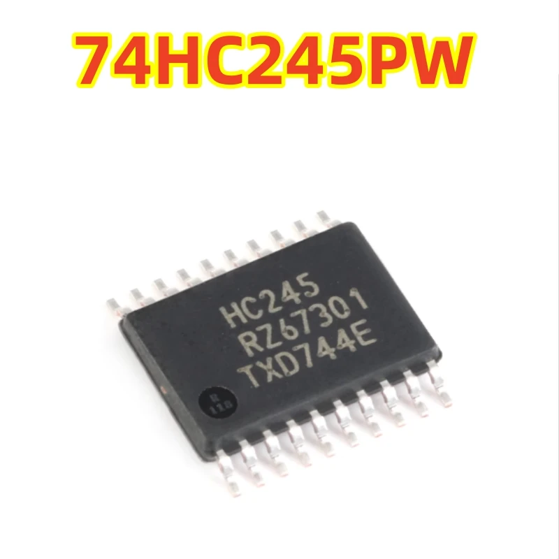 Original genuine 74HC245PW, 118 TSSOP-20 three-state output eight-way bus transceiver chip 100% brand new chip