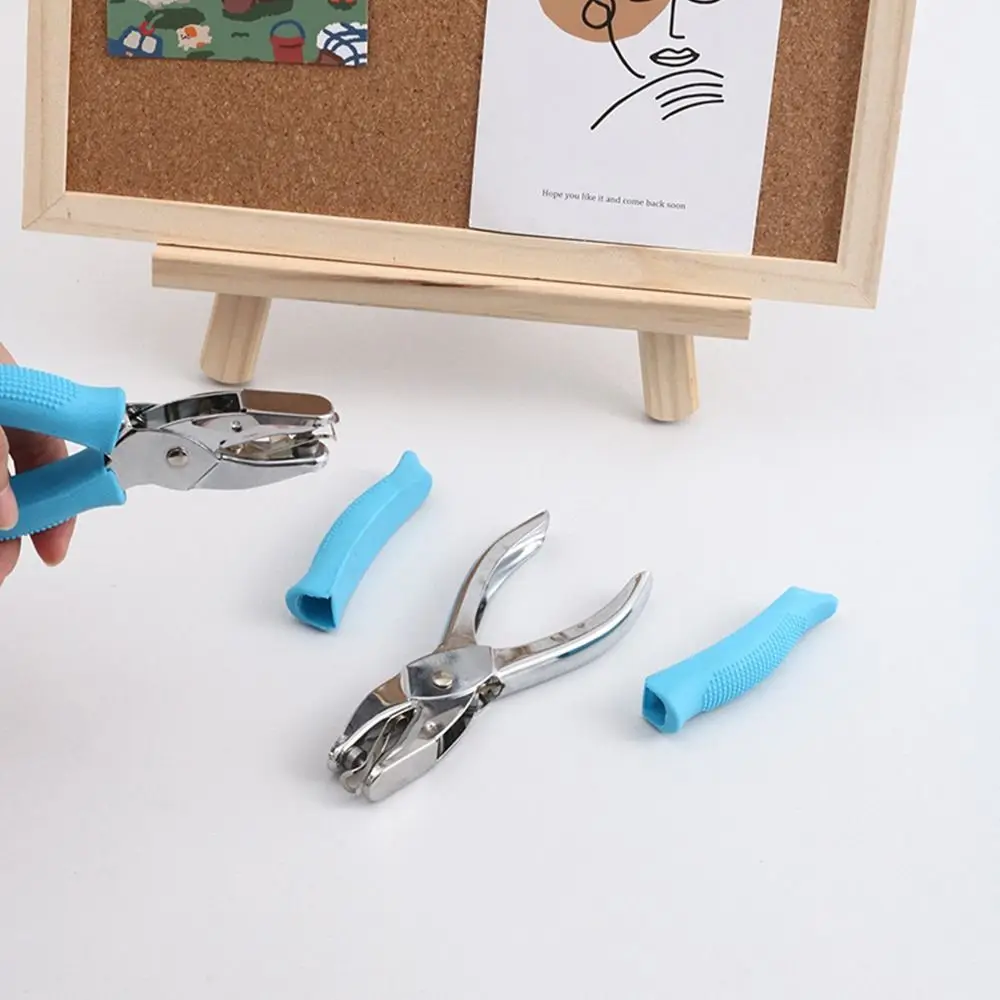 Single Hole Heart/Round/Pentagram/Triangle/Square DIY Paper Shaper Cutter Scrapbooking Punches Embossing Device Hole Punch