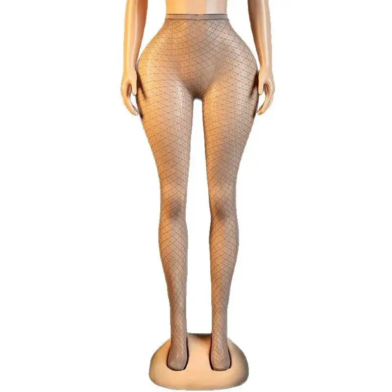 Sexy Lingerie Set Tempting Uniform Silk Stockings And Sleepwear Solid Color Solid-colored Fishnet Tights For Woman Charming HC85