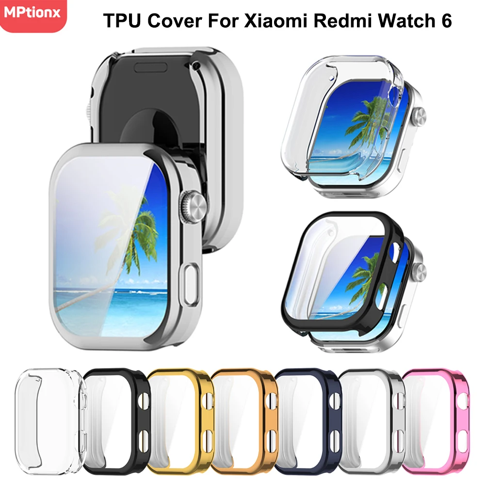 �y�Z�[�����zTPU �X�N���[���v���e�N�^�[�J�o�[ Xiaomi Redmi Watch 6 �X�}�[�g�E�H�b�`�o���h�p�\�t�g�V���R���P�[�X�ی� Redmi Watch 6 �A�N�Z�T���[