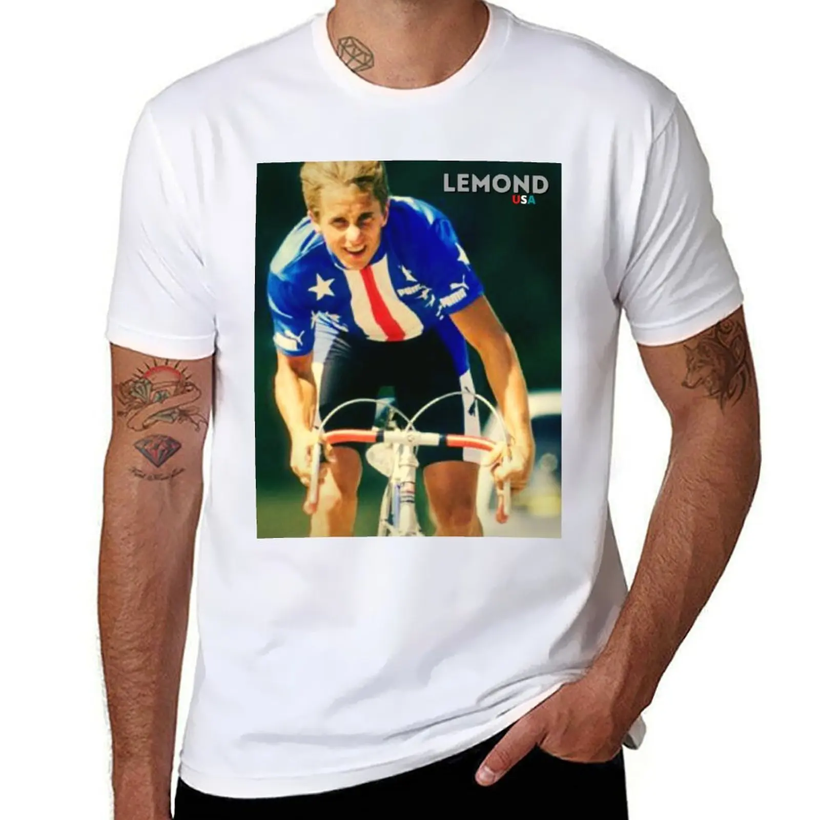 

Greg Lemond USA T-Shirt man t shirt summer man tshirt T-Shirt