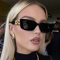 Classic Square Designer Sunglasses Women Men Small Frame Mirror Sun Glasses Female Male Outdoor Trendy Brand Oculos De Sol