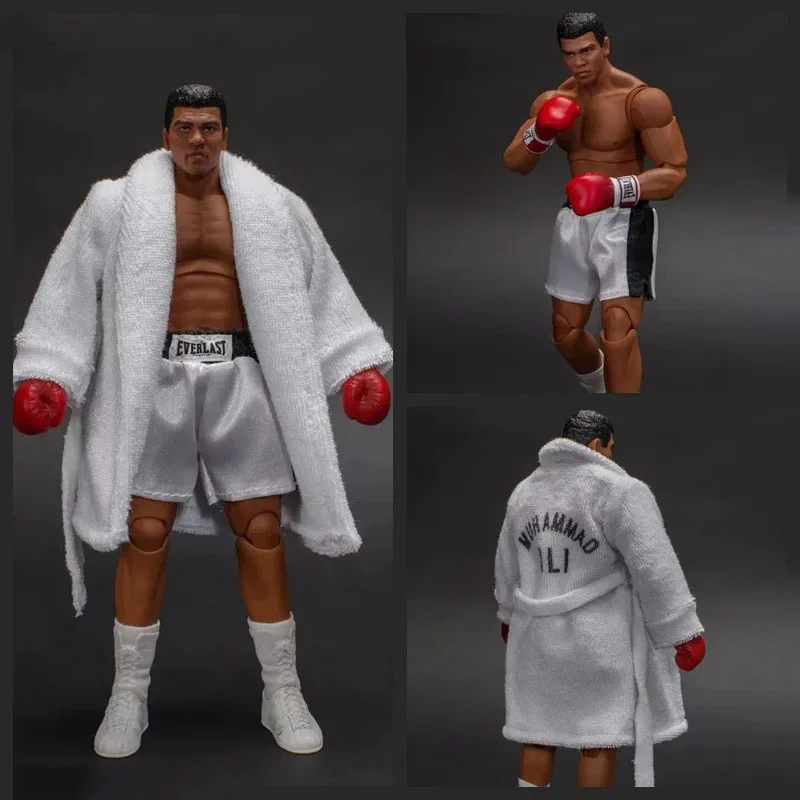 Boxer Champion Ali Action Figure Desktop Ornaments Doll 18cm PVC Cassius Marcellus Clay Jr Figures Collection Movable Model Toys