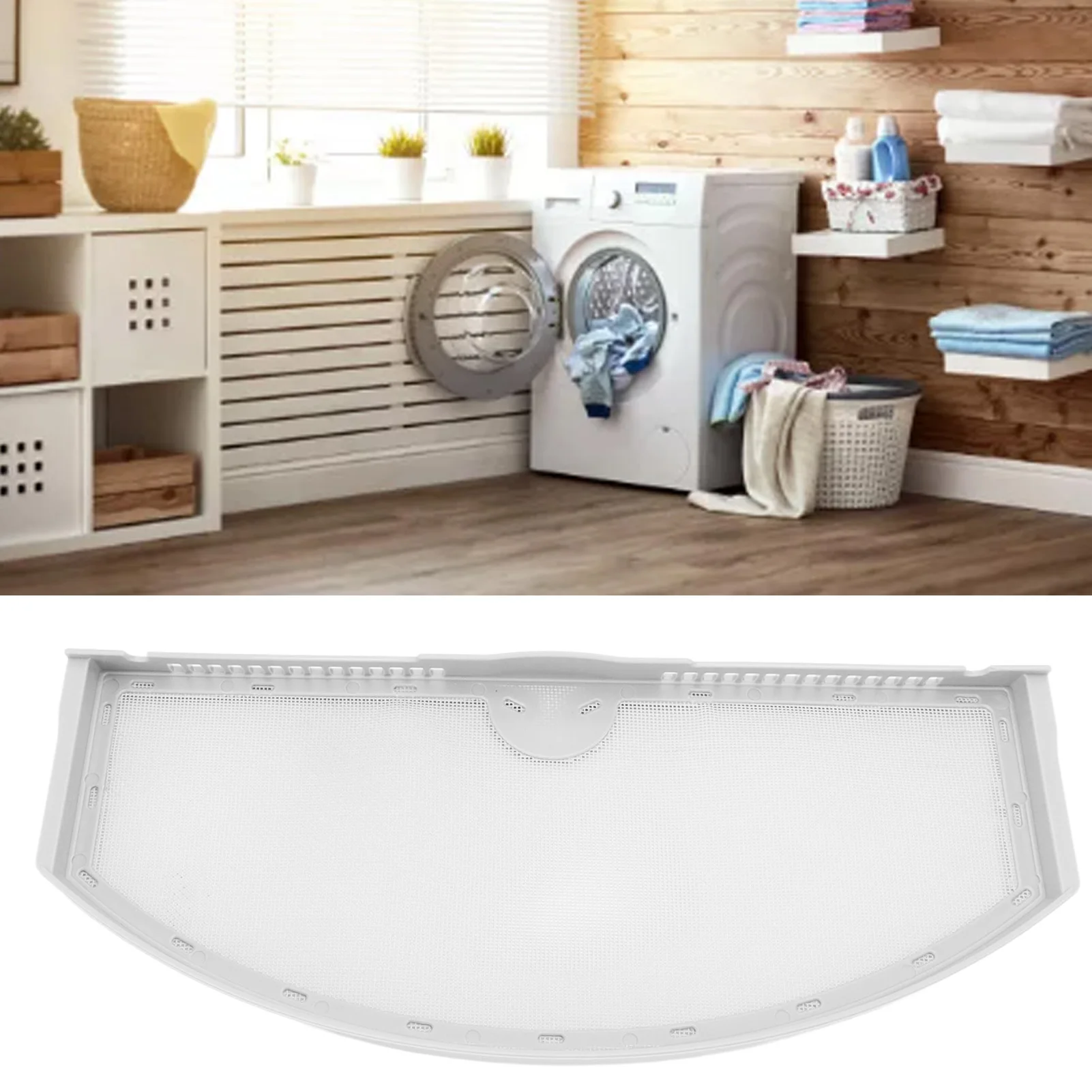 WE03X23881 Dryer Lint Filter ABS Frame Stainless Steel Screen Easy To Install Reusable Dryer Lint Filter for Washing Machine