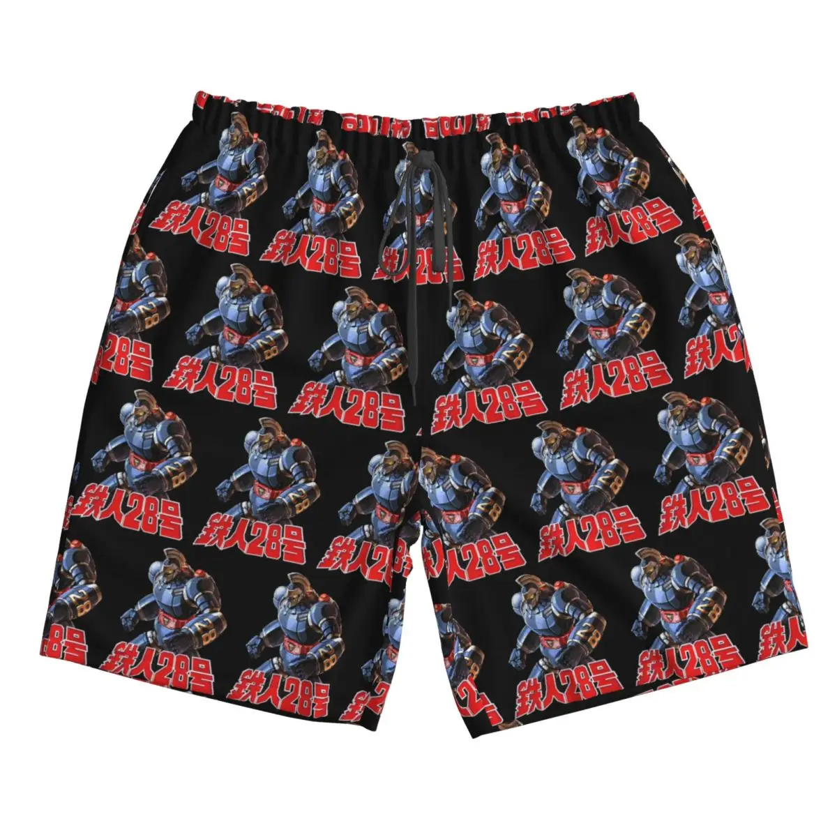 

Casual Tetsujin 28 Robot Trunks Beach Board Shorts Casual Quick Dry Swimming Summer Men Pants
