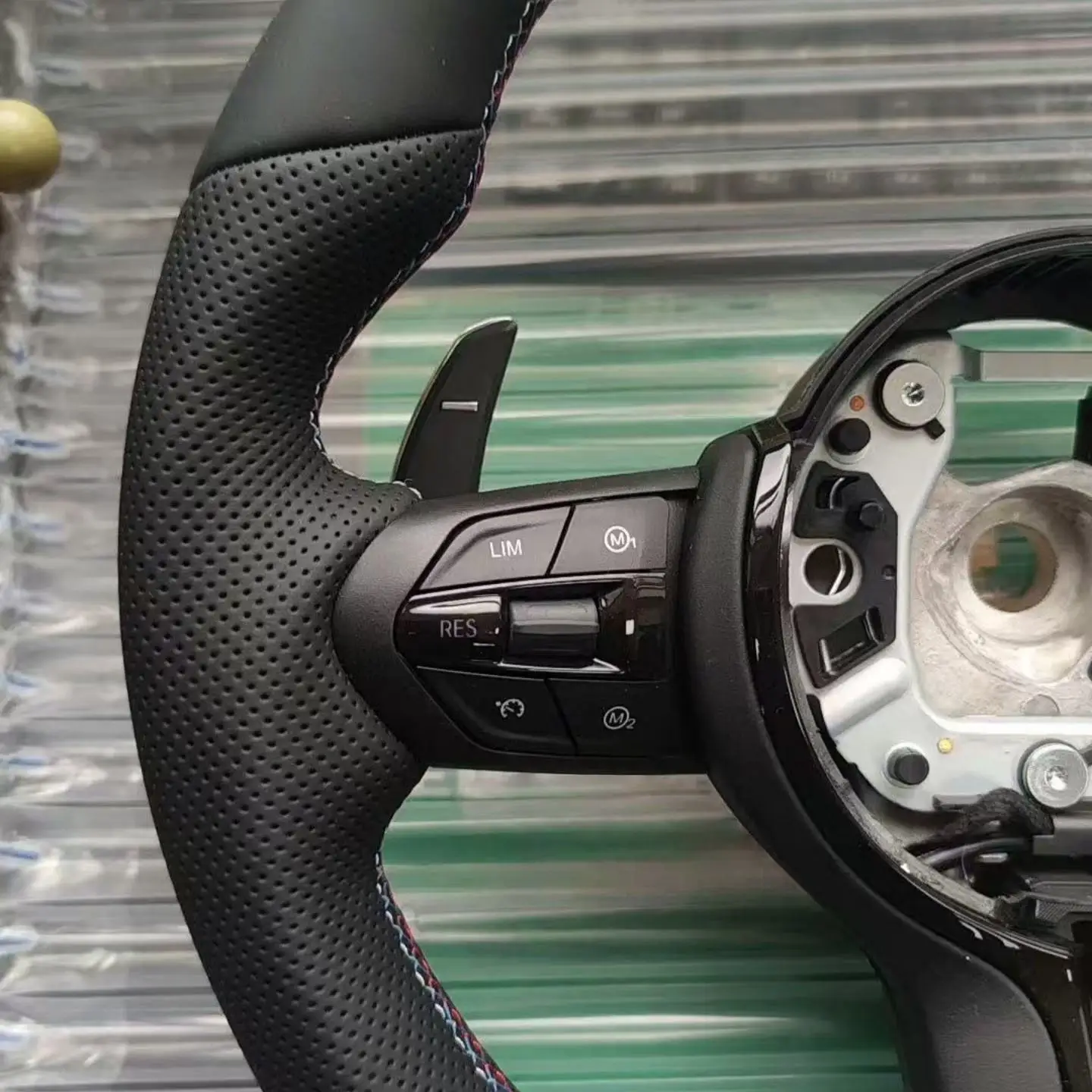 Custom For BMW 3 Series 5 Series Leather Steering Wheel M3 M5 F30 F10 F15 F16 F35 F07 F20 F22 F25 F31 F32 E70 E71 E90 E92 X6 X5 view 2