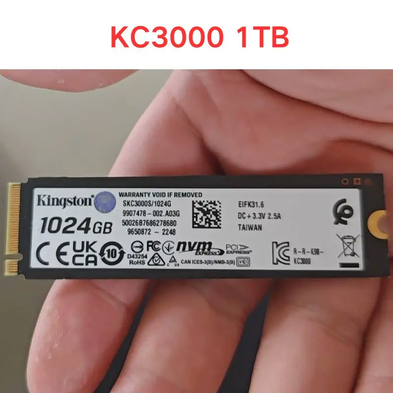 Second hand test OK  KC3000 1TB Solid State Drive