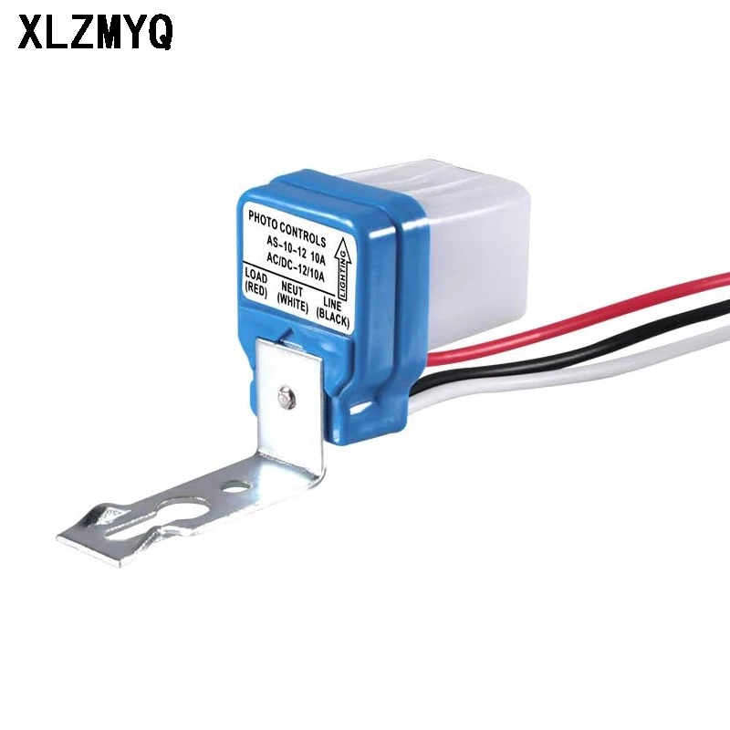 10pcs AS-10 Street Lamp Light-Operated Switch 10A 12V 24V 110V 220V Waterproof Automatic Light Induction Switch Switches