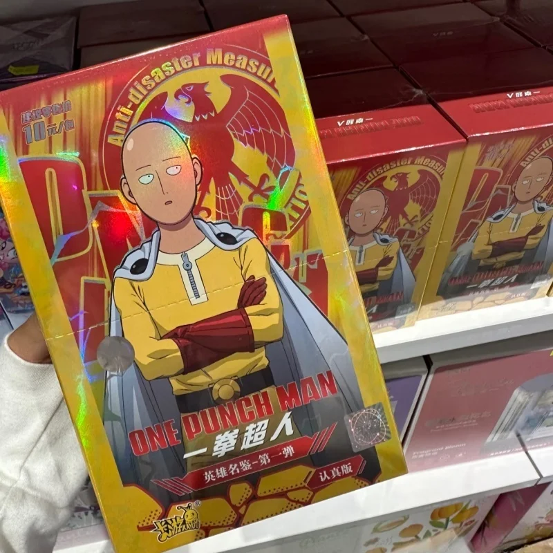 

Original Kayou One Punch Man Card Hero Namebook Serious Version Bp Saitama Genos Anime Battle Collection Cards Birthday Gift