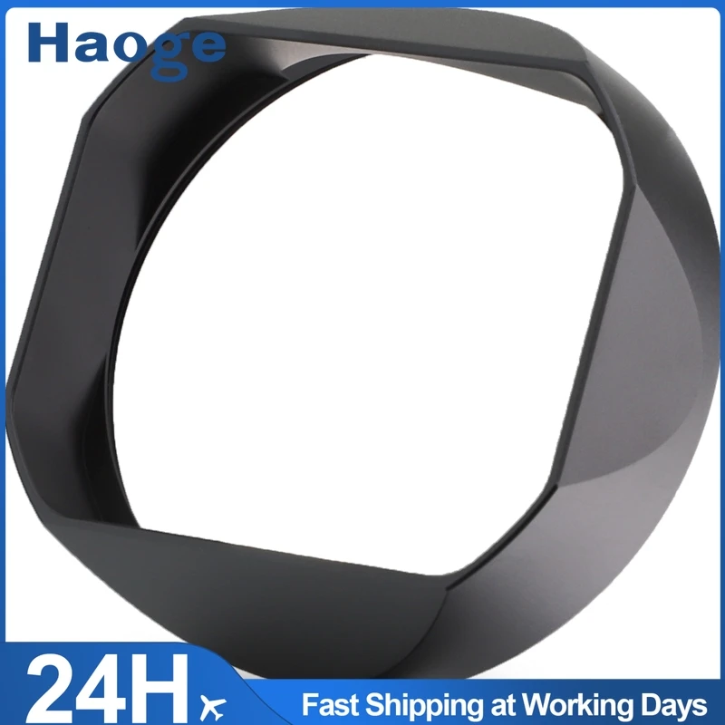 

Haoge Metal Square Lens Hood for Leica Q3 Q3-43 Camera Accessories Black LH-LQ343B