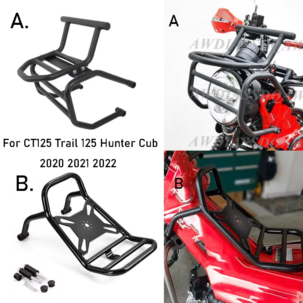 

Высококачественная алюминиевая защита фар с ЧПУ, передняя стойка для багажа, подходит для CT125 Trail 125 Hunter Cub 2020 2021 2022