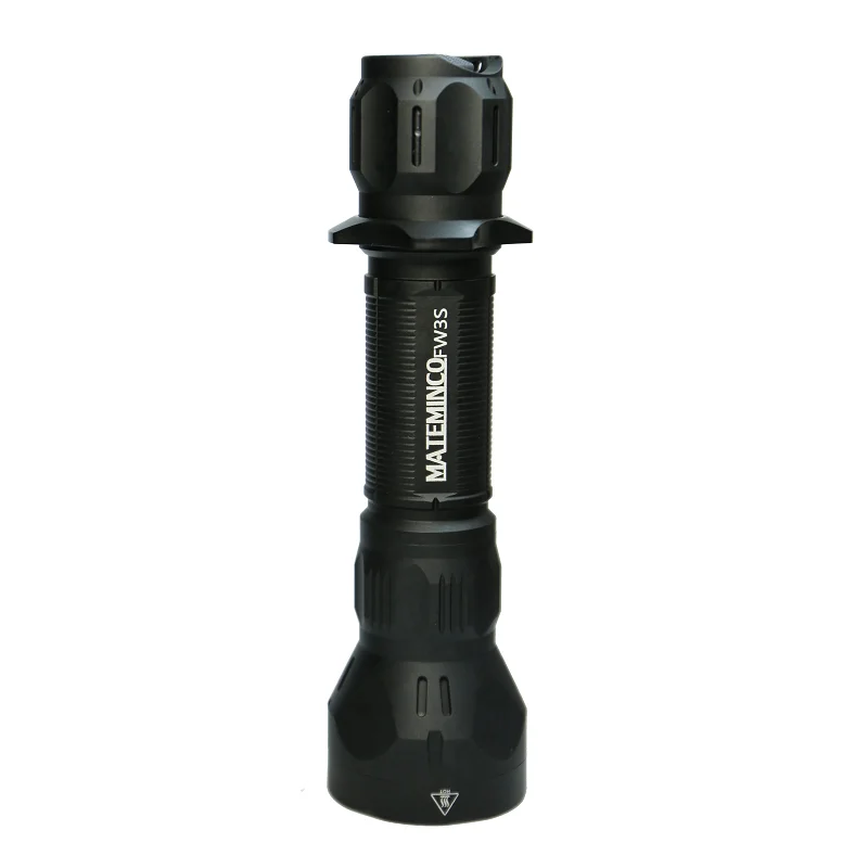 Mateminco-Lampe de poche LEP FW3, longue portée de 21700 m, batterie 1550strada 1356, lanterne DulTorch