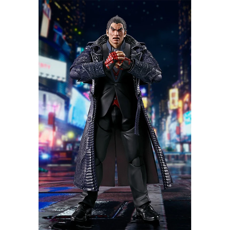 Bandai Original box S.H.Figuarts SHF Tekken 8 Kazuya Mishima full action anime pvc model kit finished toy gift for kids