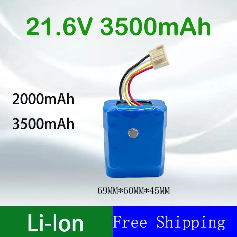 

Of 21.6V 3500MAH lithium-ion rechargeable battery 18650 battery, suitable for Midea vacuum cleaner P3Multi/V1Pro/BP21620J