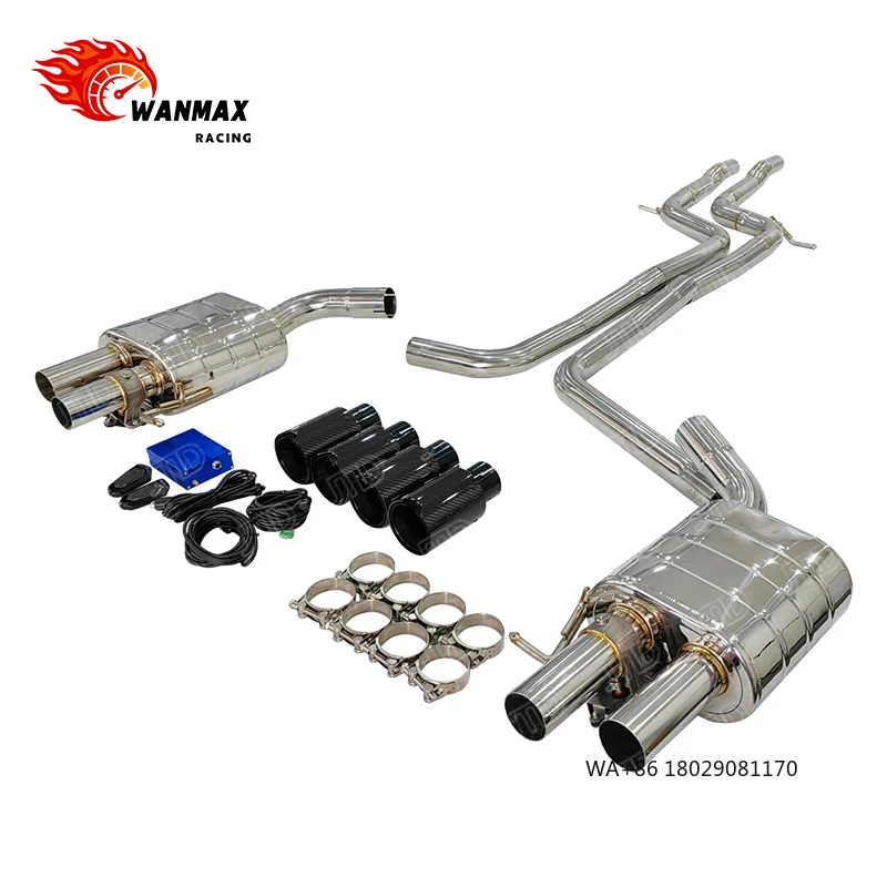 

Stainless Steel Valvetronic Exhaust Catback for S5 B8 Exhaust System