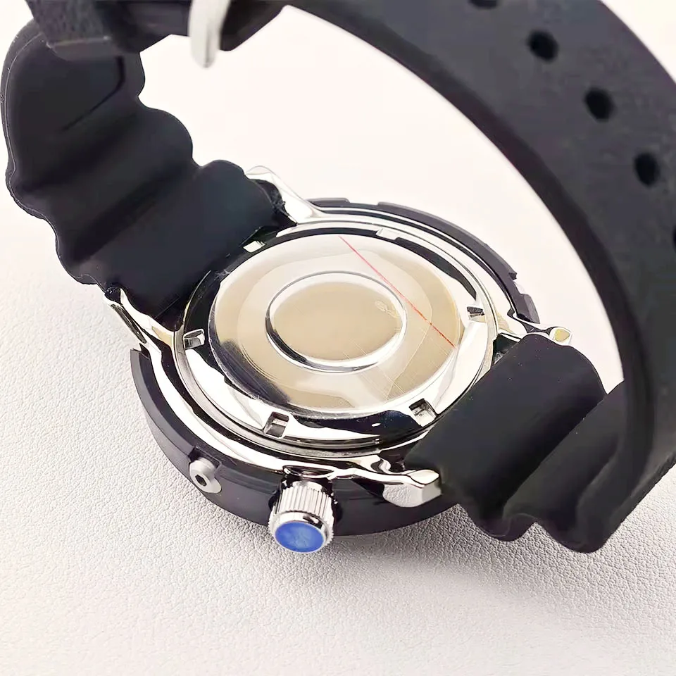 NH35 46 مللي متر التونة المعلبة SKX Mod ساعة الحال بالنسبة NH34 NH35 NH36 حركة الياقوت ساعات زجاجية اكسسوارات صندوق ساعة 200 متر الغوص