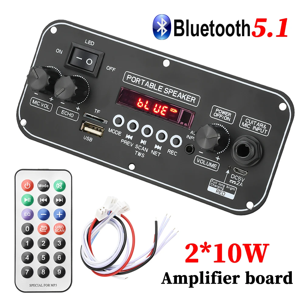 DC3.7-5V MP3 Bluetooth 5.1 Dec - Home Cinema Bluetooth 5.1 ulasan dan harga