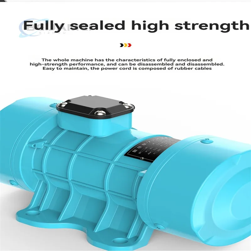 Plate vibrator attached to cement concrete building sand screen hopper vibration motor 220V single three-phase 380V