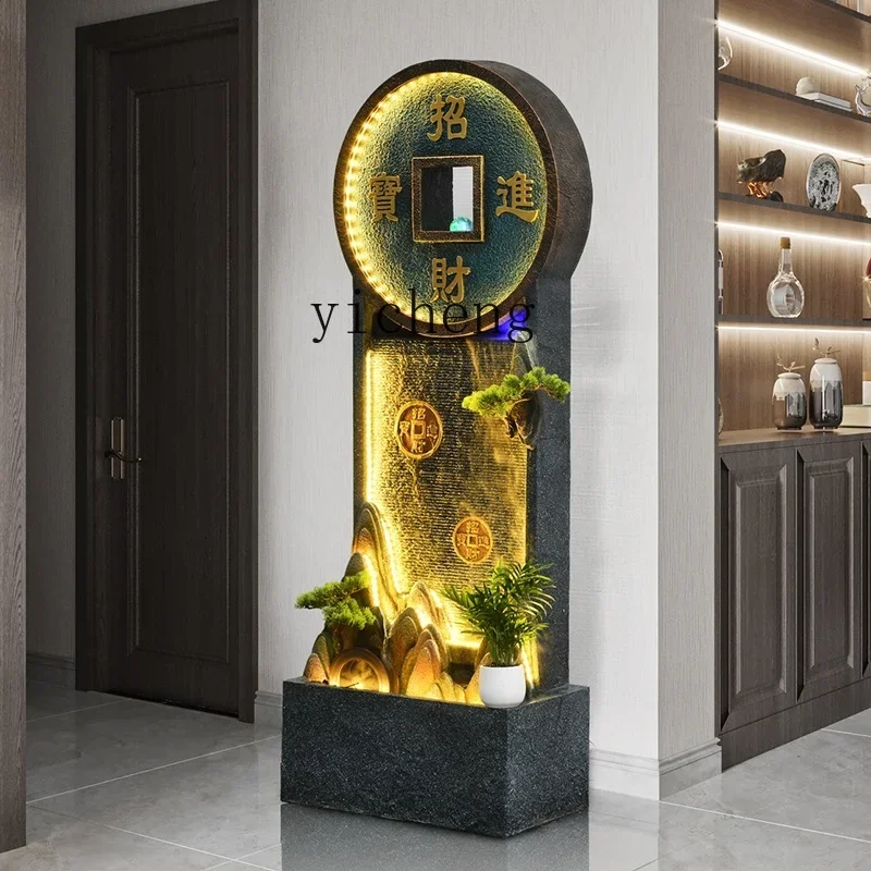 A31- Chinese-style flowing water fountain ornament lucky water feature store decoration