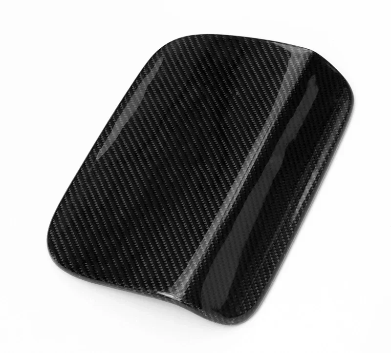 Car-styling For BMW 5 Series G30 G38 Carbon Fiber Fuel Cap Cover Glossy Fibre Finish Gasoline Lid Body Kit Auto Bumper Trim