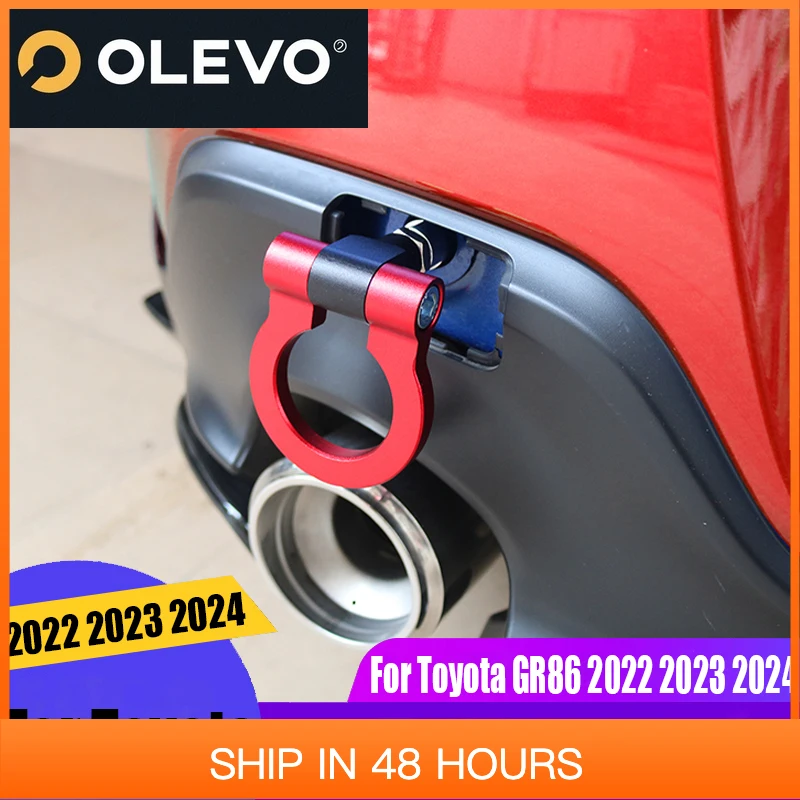 

Новый для Toyota GR86 2022 2023 2024, крючок для хвостового прицепа автомобиля, украшение из алюминиевого сплава, материал для наружного украшения автомобиля, товары