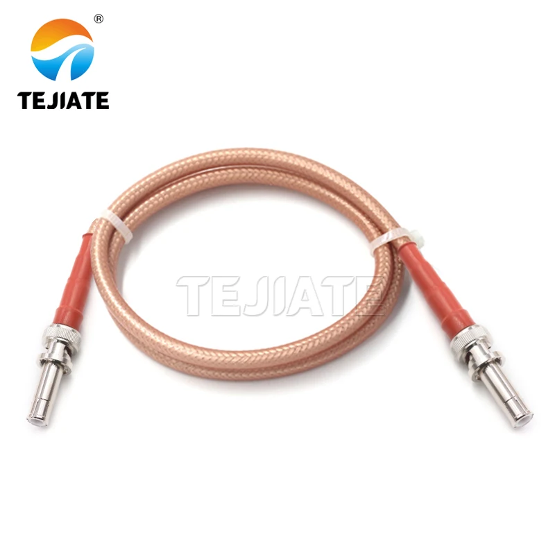 이중 레이어 실버 도금 고전압 와이어, RG142, BNC/10KV-KK SHV/10KV-JK BNC 고전력 RF 와이어, 1M